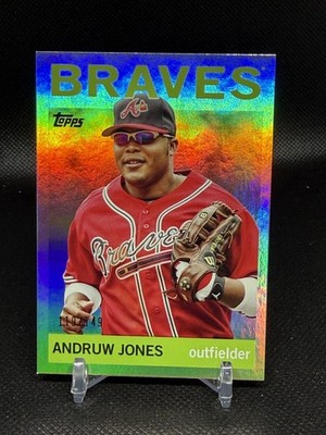 2025 Topps Archives Andruw Jones #91 - Rainbow Foil 119/149 (SP) - Braves