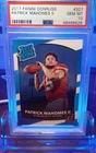 2017 Donruss Patrick Mahomes RC Rookie #327 PSA 10