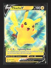Carte promozionali Pokemon SWSH: Spada e Scudo #SWSH198 Promo,Holo Pikachu V