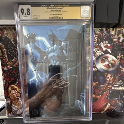 Absolute Batman #1 UAE  Foil JSA CGC9.8 2x SIGNED Jim Lee & Scott Snyder 1st pr
