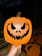 Halloween Pumpkin Yard Stakes. HEAVY DUTY 11 gauge steel. Read Description 
