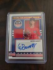 2023 USA Baseball Stars & Stripes Materials Easton Barrett (Blue Ink) Auto 0j81