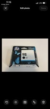 Genuine OEM HP 98 Black Ink Cartridge C9364WN Factory Sealed Exp May 2017
