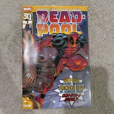 Deadpool #1 (1997) Pan Dimensional 3D Edition Pan-Universal Galactic w/ Glasses!