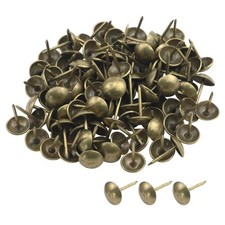 100 Pcs Upholstery Decorative Tacks Antique Furniture Nails for Sofa Door