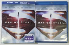 Man Of Steel Blu-Ray/DVD, 2013, 3-Disc Set, With Slipcover