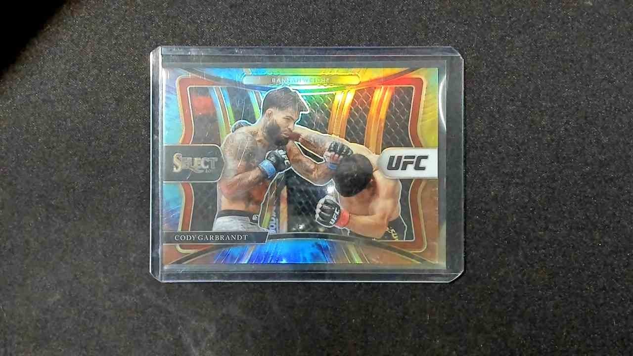 Cody Garbrandt 2021 Panini Select UFC Tie Dye Premier Level /25 #195