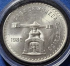A Vintage Gem Uncirculated 1980 Casa De Moneda Mexico 1oz Onza Plata Pura Coin