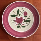 Vintage Stangl Pottery Magnolia Large Round 14in Serving Platter Chop Plate 50s