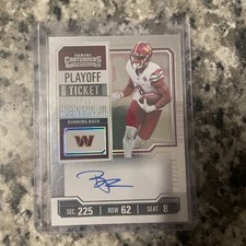 2023 Contenders - Veteran Ticket Auto Brian Robinson Jr. #CTA-BRJ /149