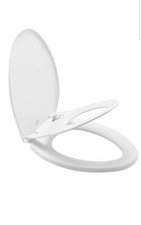 Mayfair Little2Big Elongated Plastic Toilet Seat in White