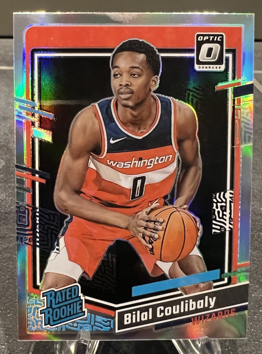 2023-24 Donruss Optic Holo Silver #243 Bilal Coulibaly Rated Rookie RC WIZARDS