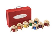 Playme PAT BELLS Musical 8 Bell Set Visual Auditory Toy Infant Toddler Music