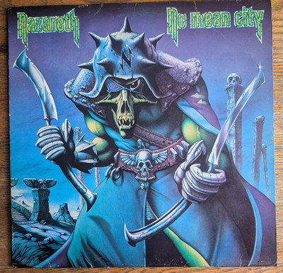 NAZARETH No Mean City LP UK vinyl record 1975 HARD ROCK 1970s metal 1st issue