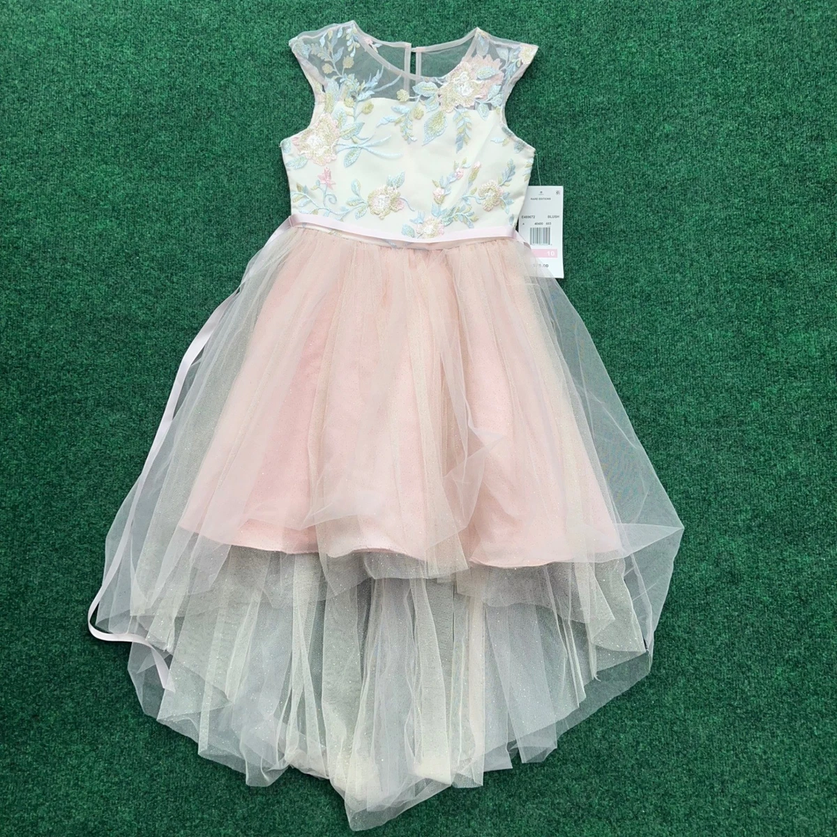 Robe De Fête Fille Rare Editions - Taille 8 - Style Giggles - Rose Et Noir - Sans Manches