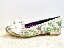 Irregular Choice ,Sulu' Ladies Bow Slip On shoes Multicoloured UK 4 EU 37