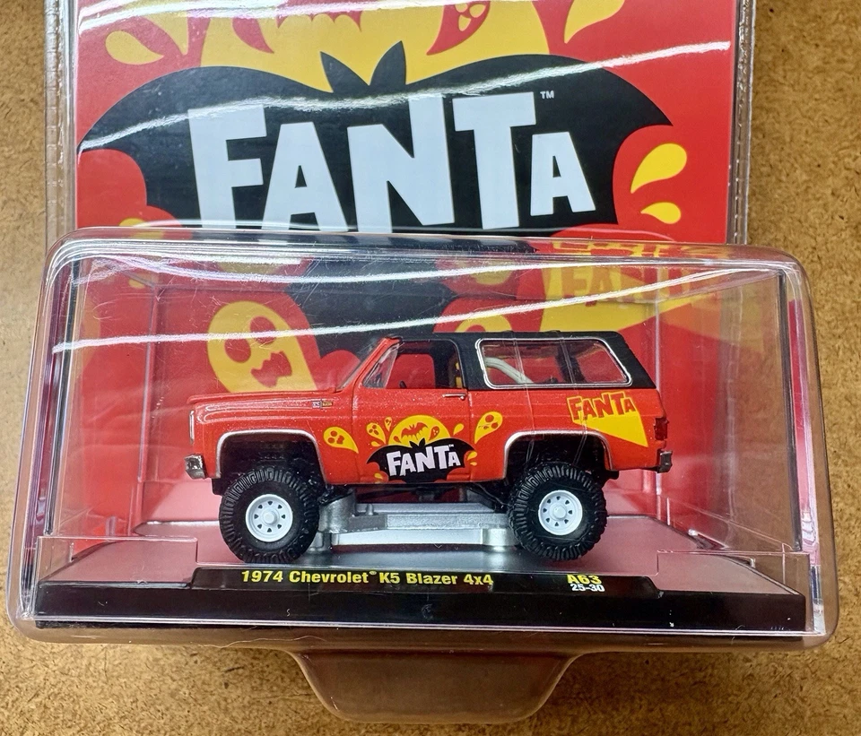 New M2 Machines Halloween 🧡Fanta🧡1974 Chevrolet K5 Blazer 🎃 - Image 2 of 4
