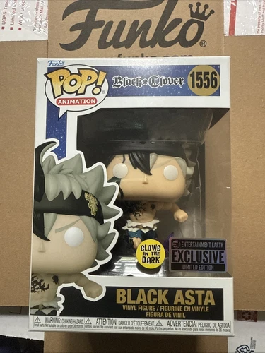 Funko Pop! Vinyl: Black Clover - Black Asta (Glow) - Entertainment Earth...