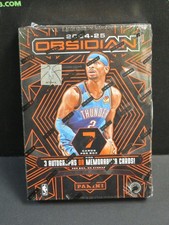 2024-25 PANINI OBSIDIAN BASKETBALL FACTORY SEALED HOBBY BOX 3 AUTO OR MEM JL10