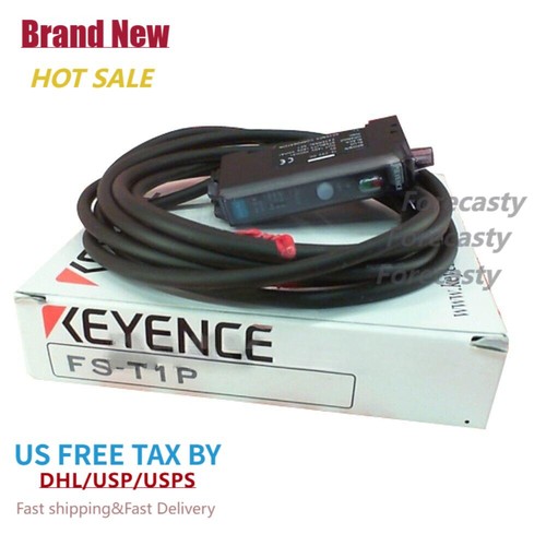 Keyence FS-T1P NEU IN BOX FASEROPTISCHER VERSTÄRKER FÜR SENSOR PNP 12-24VDC