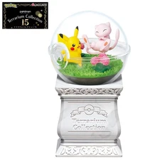 RE-MENT Pokemon Terrarium Collection 15 Pedestal Mini Figure Toy 1 Pikachu & Mew