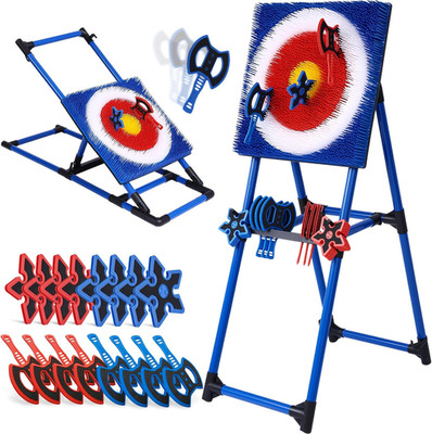 Axe Throwing Game for Backyard with 8 Axes & 8 Star Darts,Axe Throwing Game Set