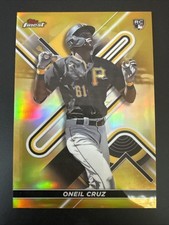 2022 Topps Finest - Oneil Cruz Gold Refractor (RC) /50 Pittsburgh Pirates