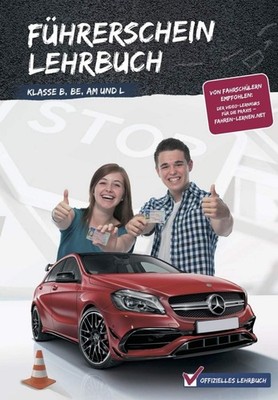 Driving License Textbook Class B, BE, AM, L   Englisch Fahrschulbuch