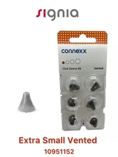 Signa Hearing Aids XS Vented Click Sleeves 6 Pack 10951152