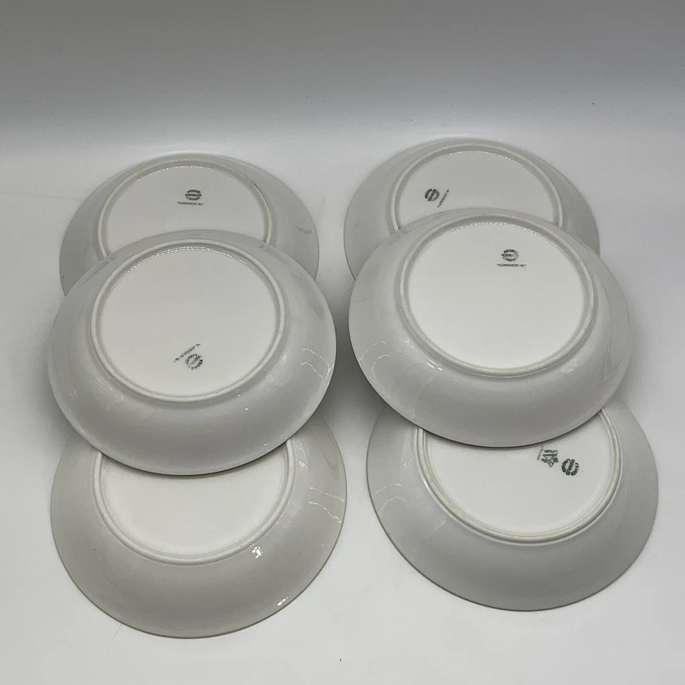 Limoges Vignaud Pattern set of 6 soup bowls Great Shape - Image 4 of 4