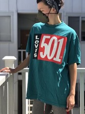 Vintage Levis 501 Graphic Shirt Made in USA 90s Levi’s Tee Size L Single Stitch