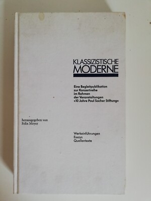 FELIX MEYER KLASSIZIST MODERN