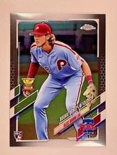 Alex Bohm ROOKIE 2021 Topps Chrome Update ROOKIE Debut RC #USC17 Phillies