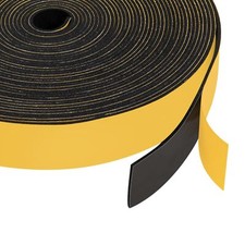 Neoprene Rubber Foam Tape Strips, 1 Inch Wide x 1/16 Inch Thick x 33Ft Length