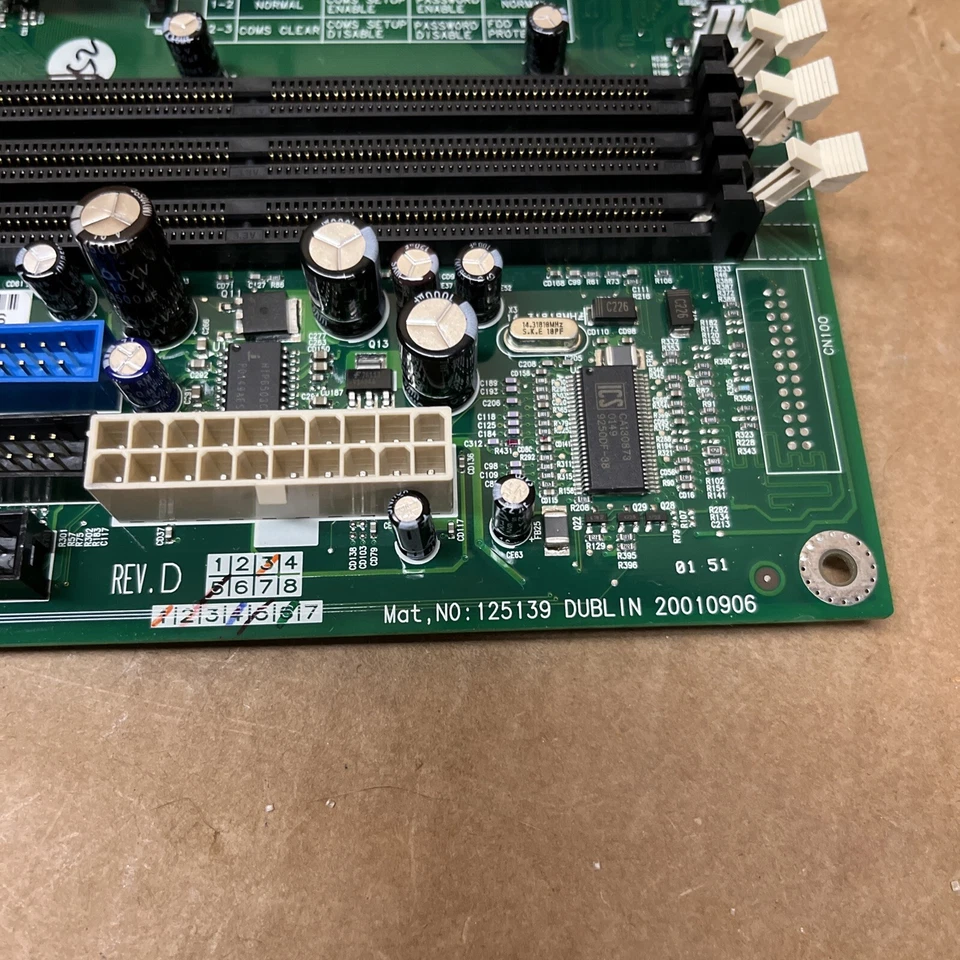 Original Genuine Dublin 125139 20010906 Socket LGA 478B Vintage Motherboard - Image 3 of 4