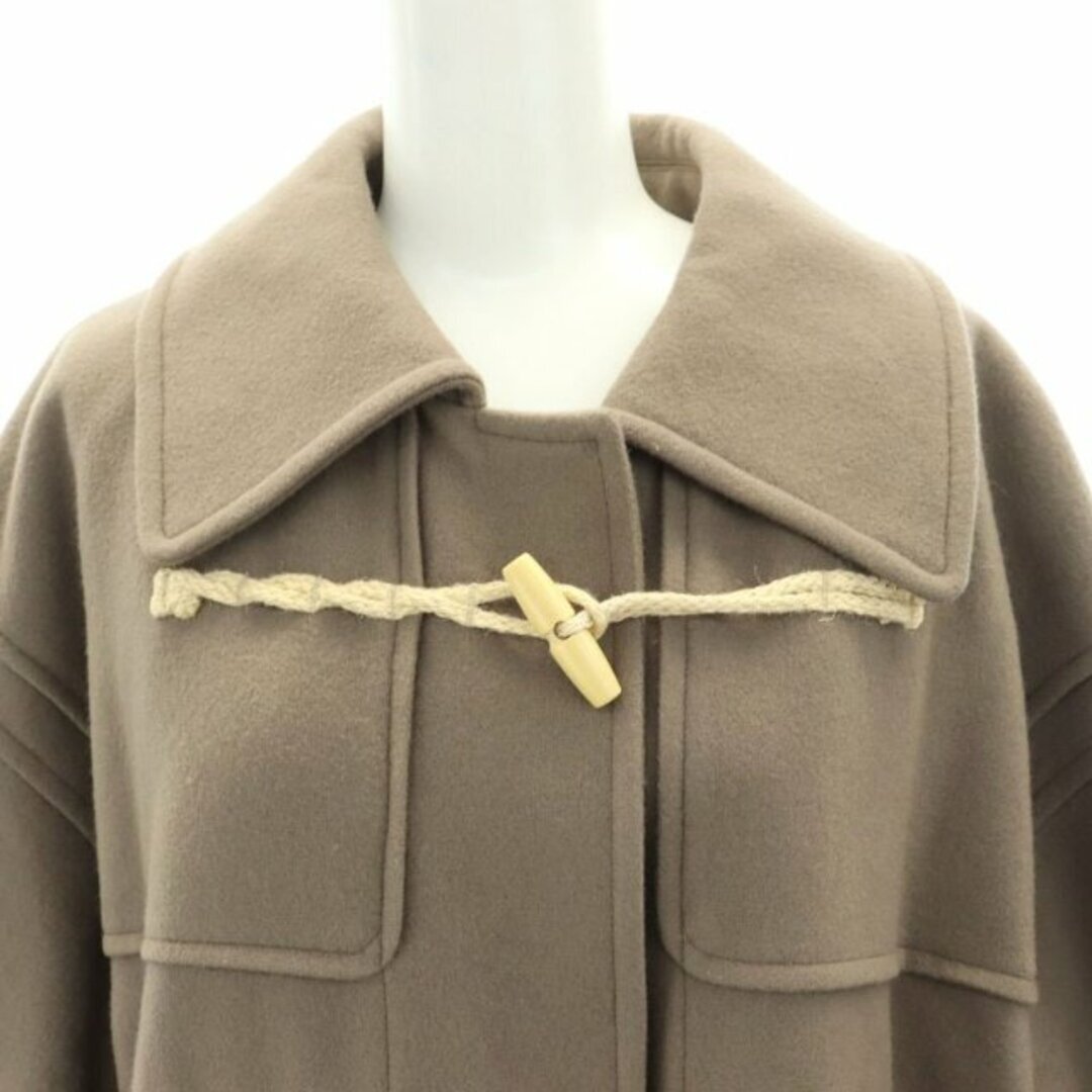 DAICY DEICY DUFFLE COAT LONG WOOL STEN COLOR F BROWN AT Used