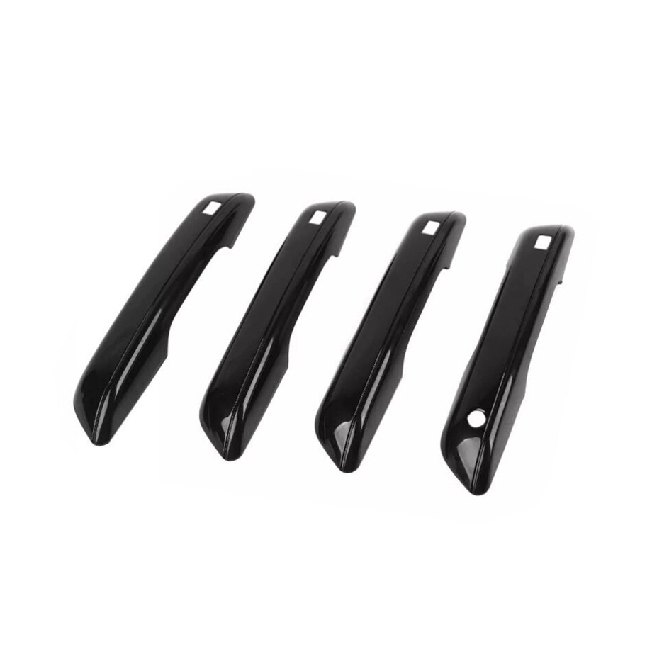 For 2022-2024 Jeep Grand Cherokee ABS Gloss Black Side Door Handle Cover Trim 4P
