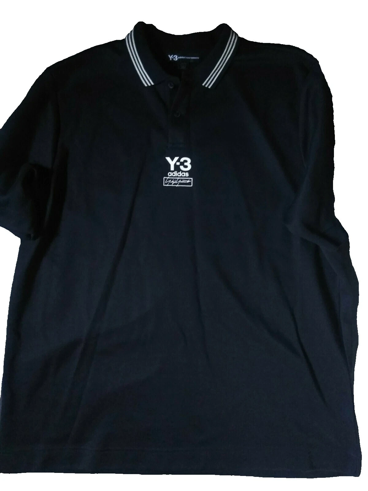 Y-3 Short Sleeve Regular Size Casual Button-Down Shirts for Men