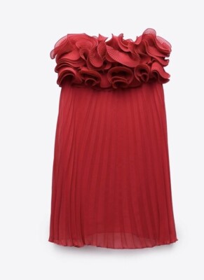 ワンピース THE RED THREAD layered ruffle dress mini ワンピース theredthread S layered ruffle dress mini Ruffle Dresses