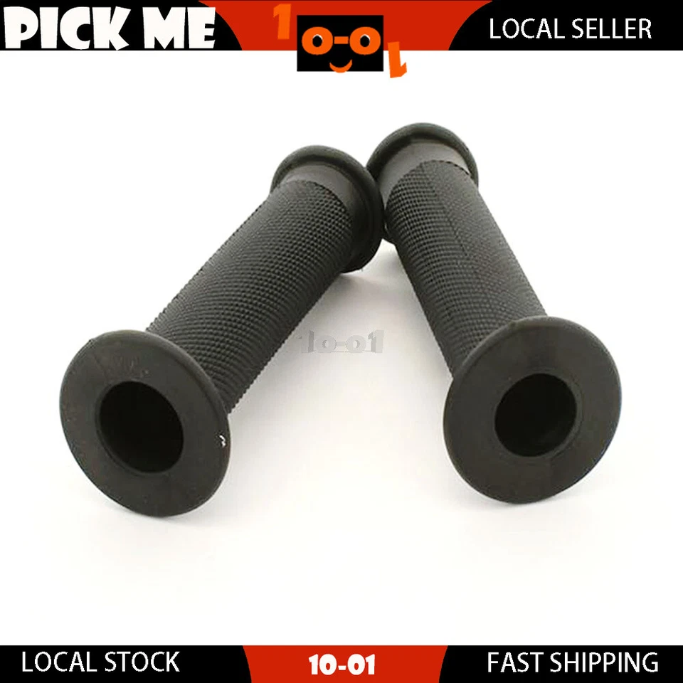 Par de empuñaduras de manillar de 7/8"" 22 mm extremo abierto para Ducati 600 Pantah SL 1982 1983 Foto 2 de 4