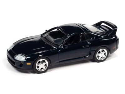 1995 Toyota Supra  Baltic Blue **RR** Auto World 1:64 OVP
