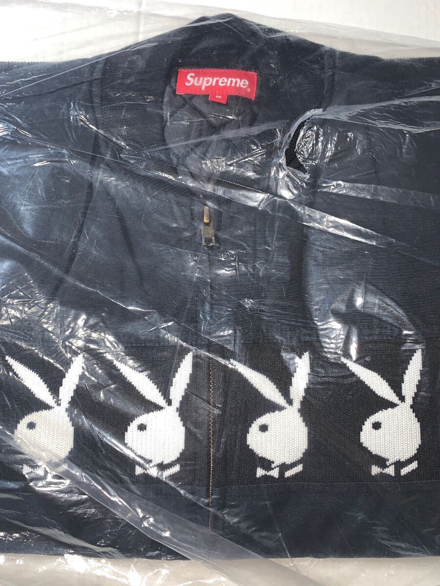Brand New- Supreme Playboy Crew Full Zip Bomber Jacket SS19 Brand New- Supreme Playboy Crew Full Zip Bomber Jacket SS19