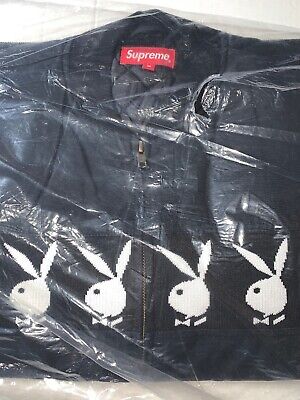 Brand New- Supreme Playboy Crew Full Zip Bomber Jacket SS19 Brand New- Supreme Playboy Crew Full Zip Bomber Jacket SS19