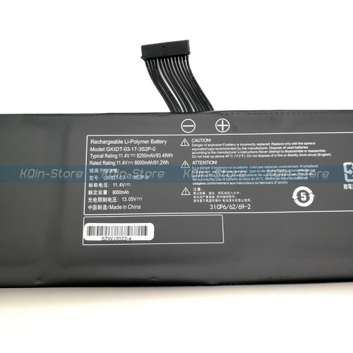 Genuine GKIDT-00-13-3S2P-0 GKIDT-03-17-3S2P-0 Battery For MECHREVO XPG XENIA 15 - Picture 2 of 3