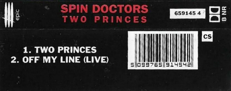 Spin Doctors Two Princes cassette single Pop Rock, Indie Rock inc. live track - Image 4 of 4