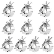 10 PCS 1.18-1.38 Inch Truss Clamps Aluminum Alloy Stage Truss Hooks for DJ Pa...