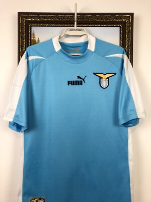 Lazio Home football shirt 2003 Soccer Puma Maglia Jersey Rare Mens