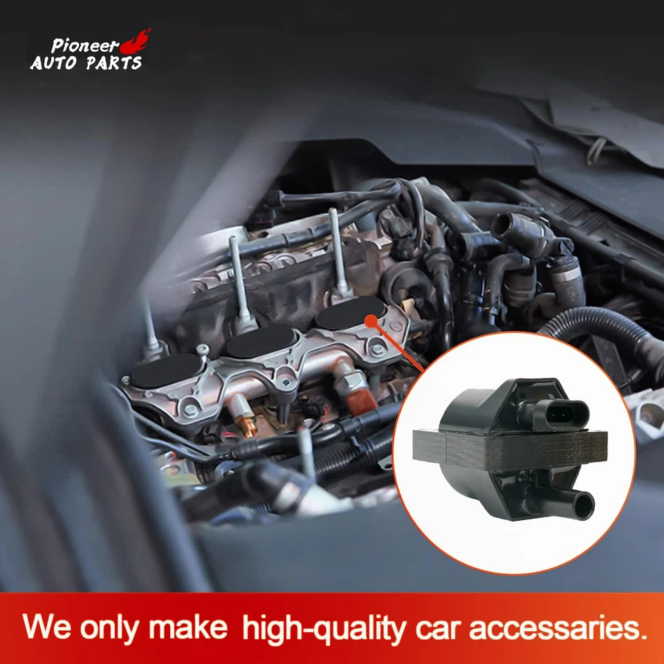 DR49 Ignition Coil+Wire+Plug For Chevy Silverado GMC Sierra Blazer Safari D577 - Image 2 of 4