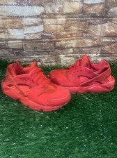 Nike Air Huarache Triple Red 654275-600 Youth 4y Womens 5.5 Running Sneakers