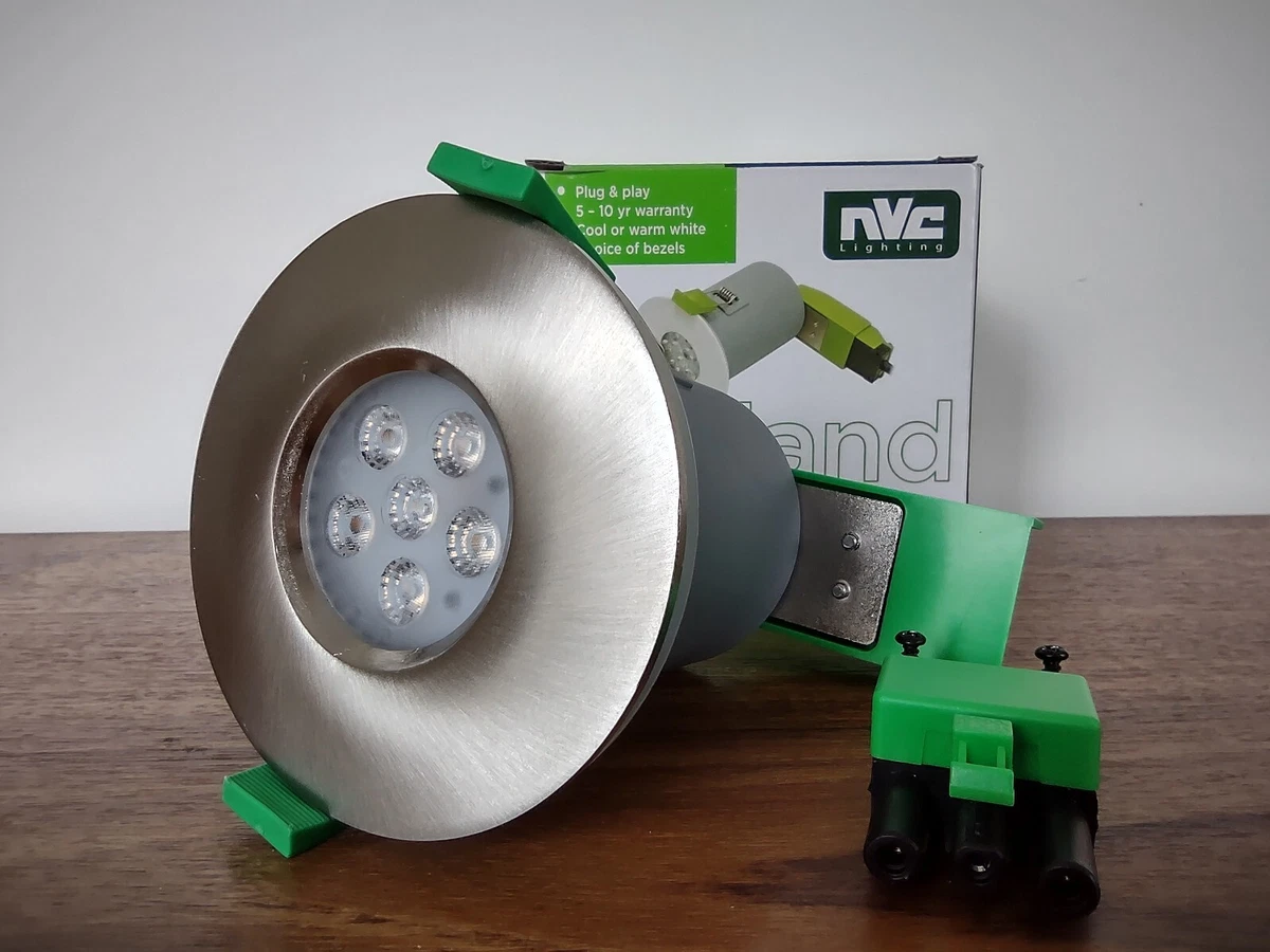 Satin chrome 2024 led downlights